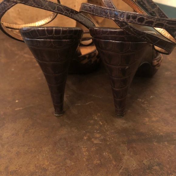 Vintage Couture Donald Pliner 1940’s open toe. - Picture 4 of 6